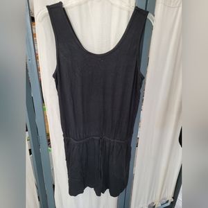 (4278) ADOME, Women's  Romper Size L, Black